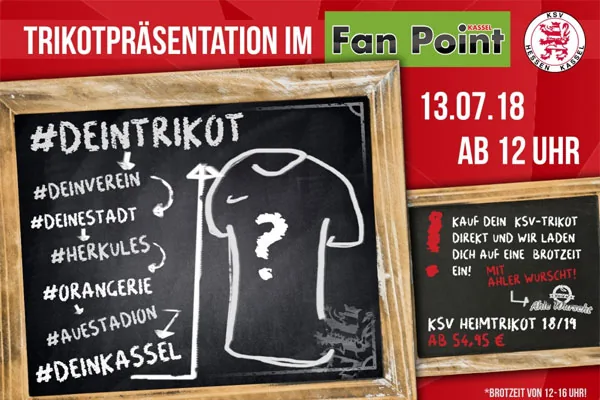 KSV Hessen Kassel präsentiert neues Heim-Trikot 2019
