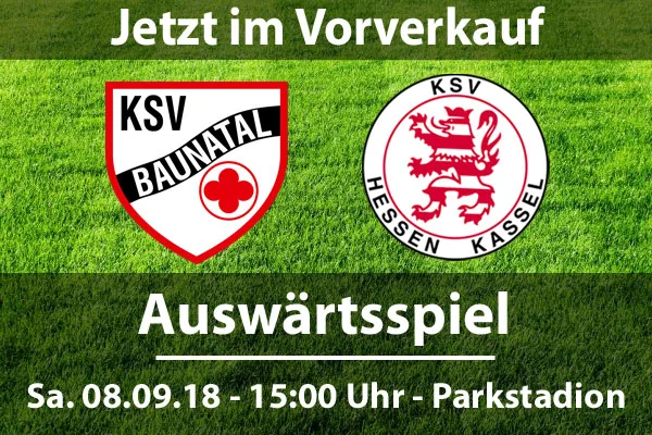 KSV Baunatal gegen KSV Hessen Kassel! Jetzt Tickets sichern
