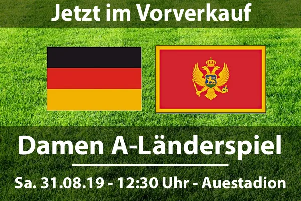Damenländerspiel im Auestadion