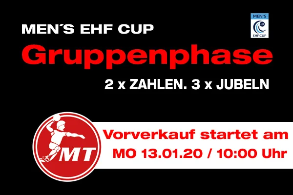 EHF Vorverkauf startet