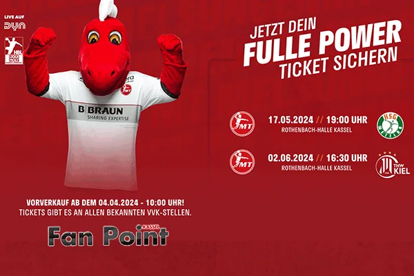 🚨 Vorverkaufsstart für die letzten beiden Heimspiele der Saison! 🚨
